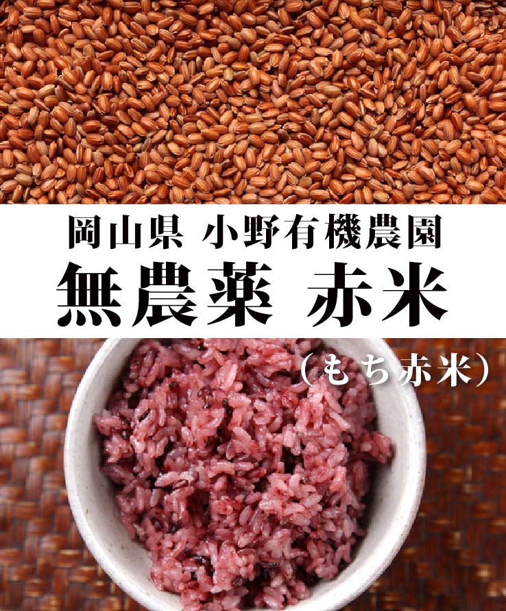無農薬赤米