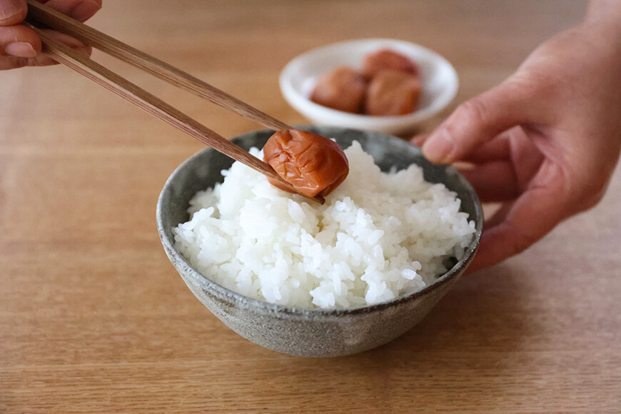 Umeboshi and rice