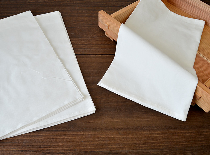 3pcs Set Bleached Cotton Cloth 40 x 90cm For M & L Size Koji Tray 