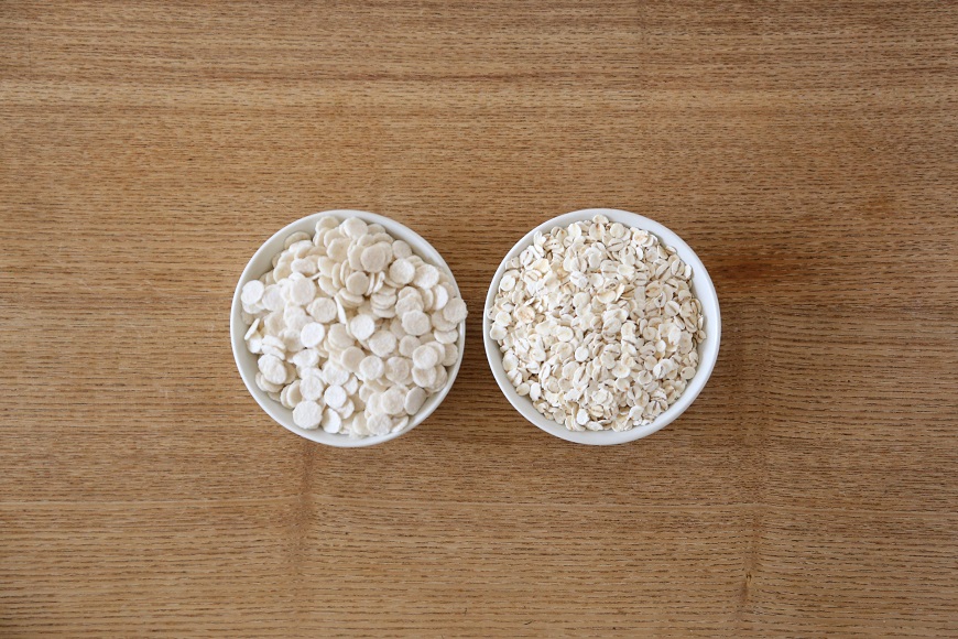 玄米とオートミールの比較