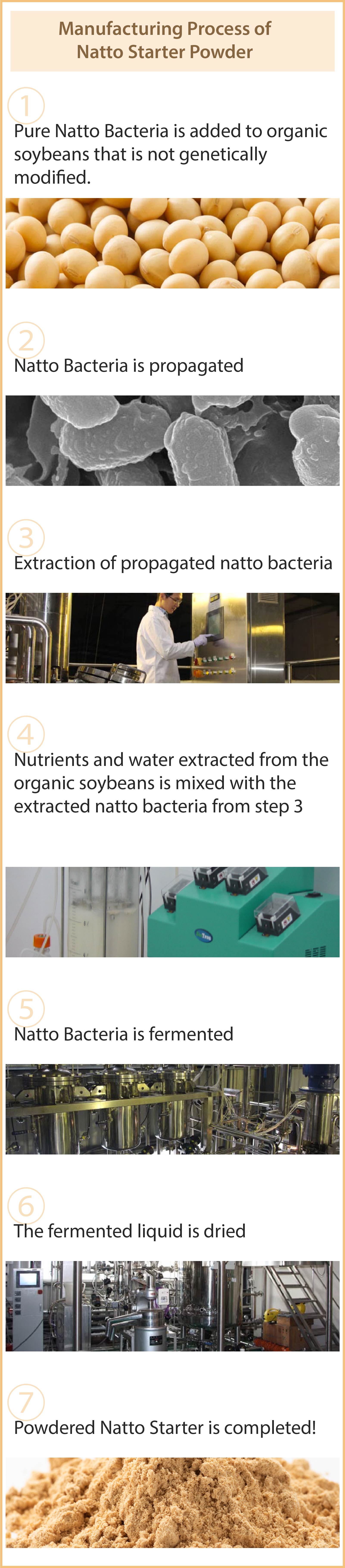 The Manufacture Process of Natto Starter Powder