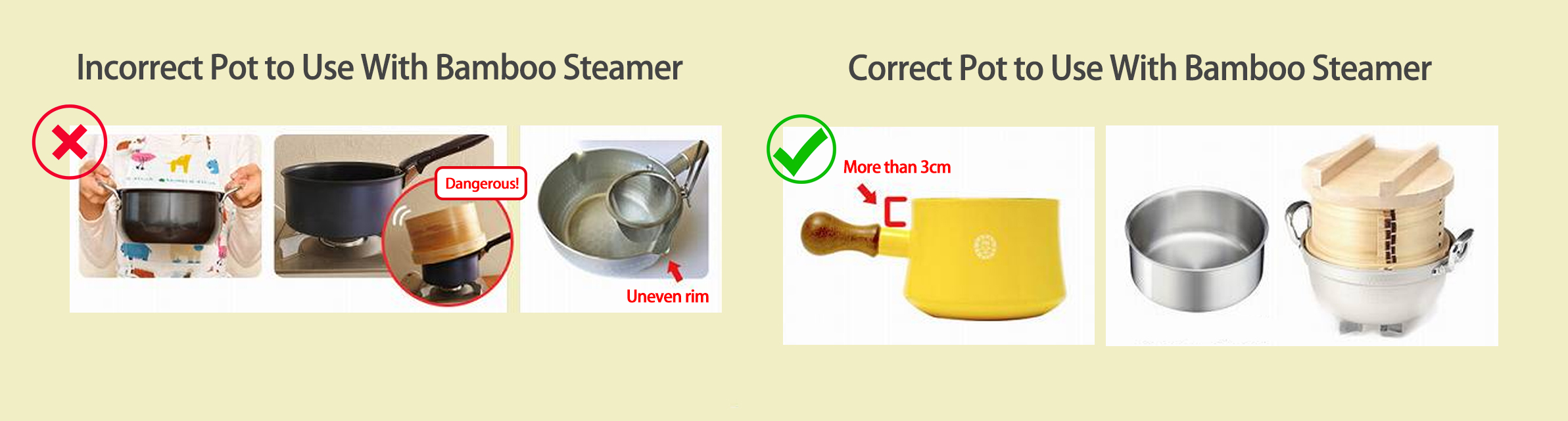 Correct Pot For Bamboo Steamer