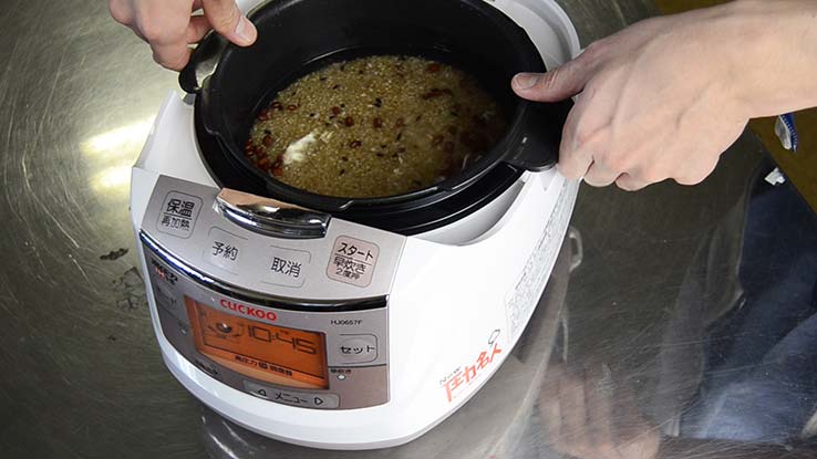 酵素玄米の作り方（炊飯器編）