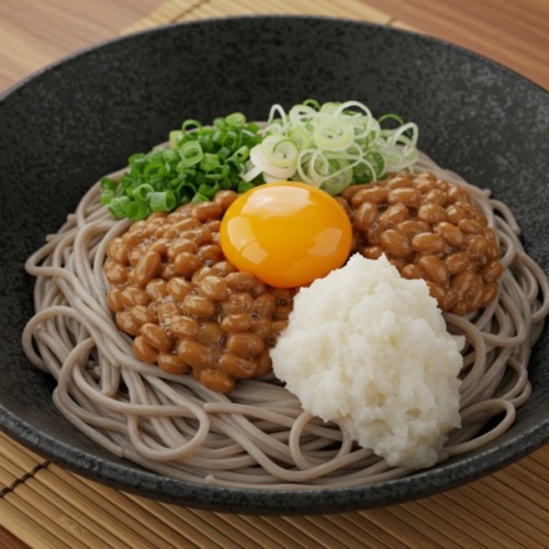 冷たい香味そば