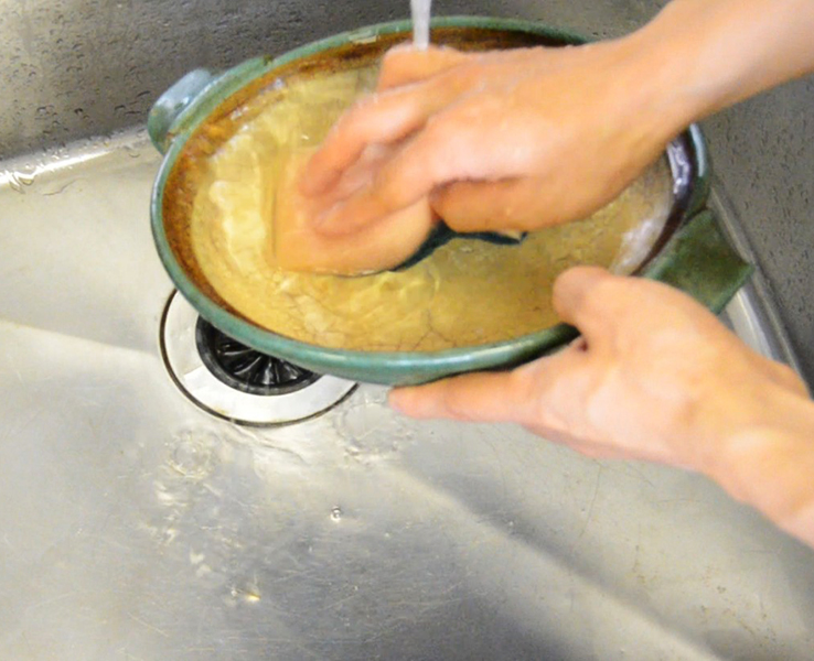 土鍋の洗い方1